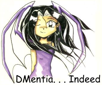 Graphic features an anime style Demoness Mentia