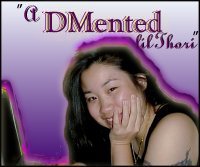 Graphic features a DMented lil Thori with her evil laptop and gemini dragons.